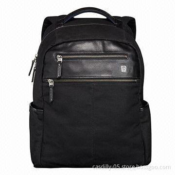 Laptop backpack, front zip pocket